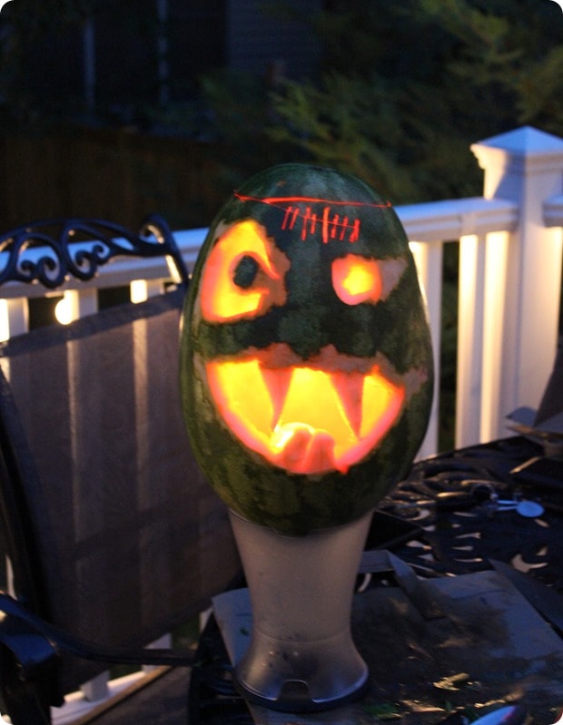 how to carve a watermelon