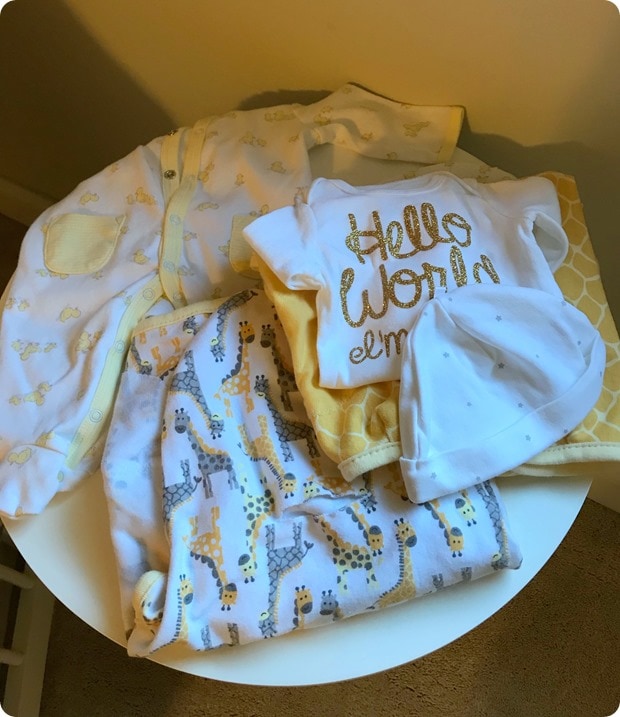 babys first outfit