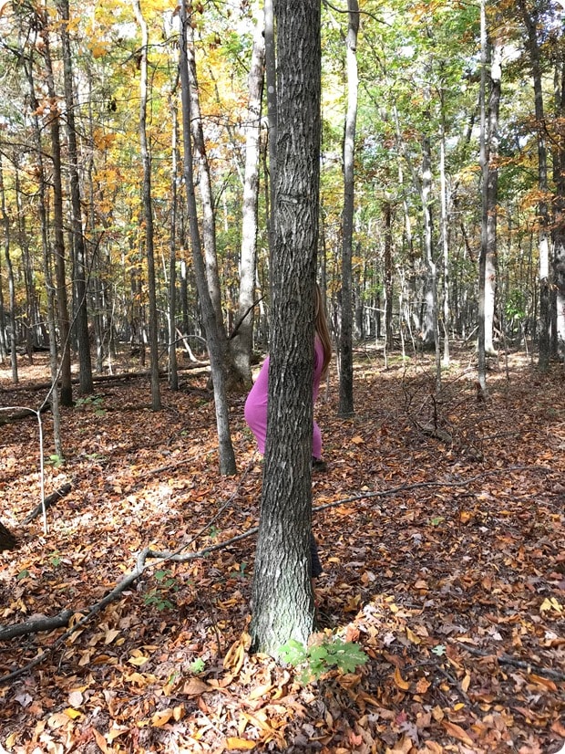 pregnant hiking