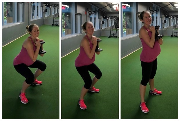squats 36 weeks pregnant