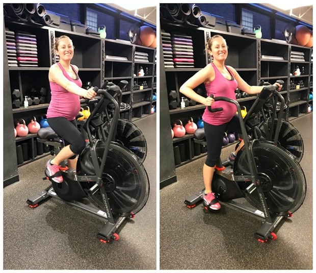 working out at 34 weeks pregnant