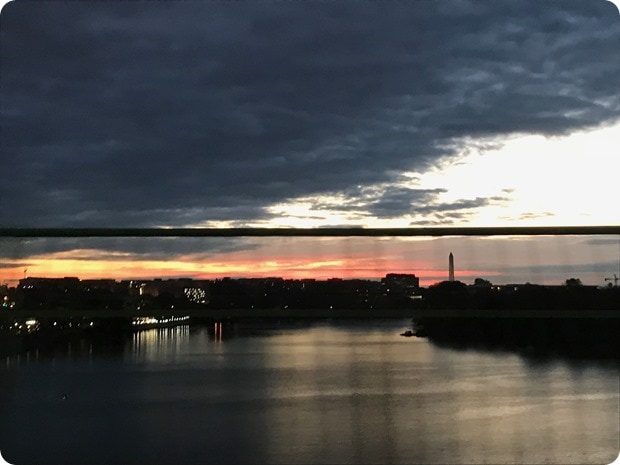 dc morning sunrise