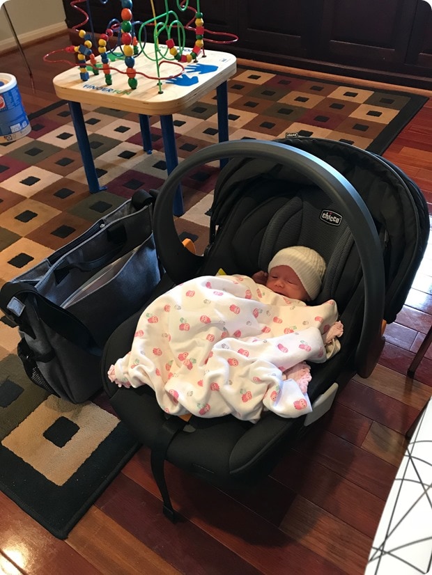 baby at pediatricians office