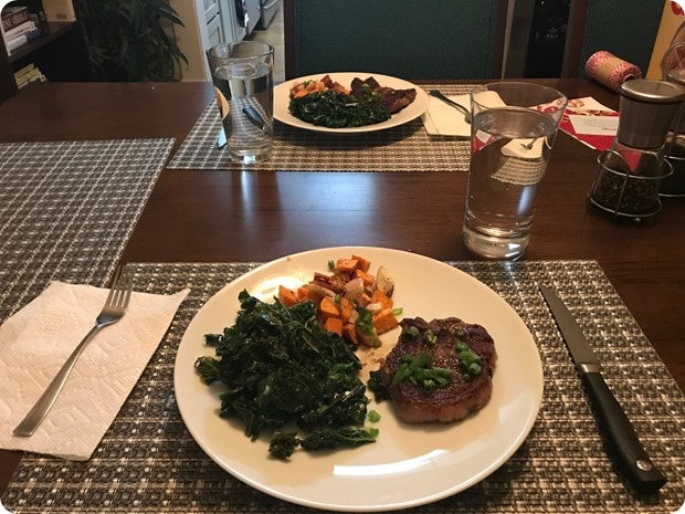 blue apron steak