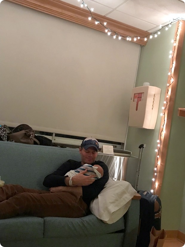 hospital room christmas lights