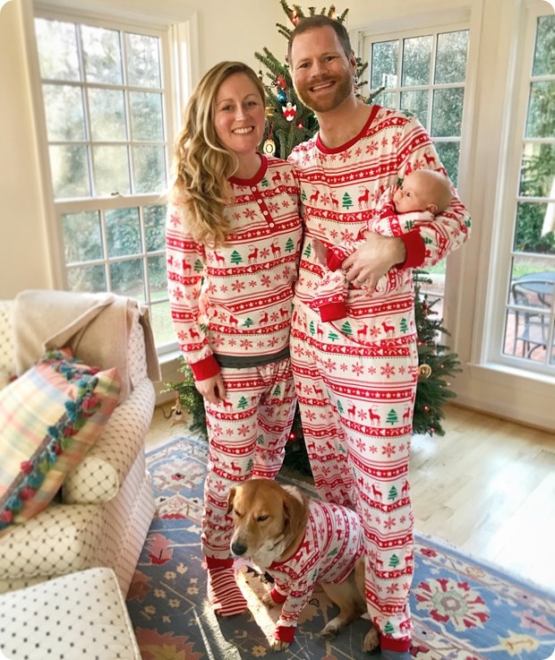 matching christmas jammies