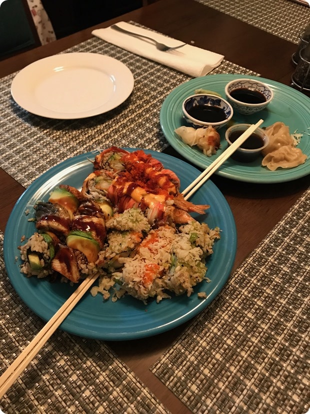 sushi post pregnancy