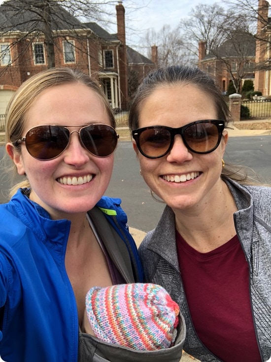 baby friend walk