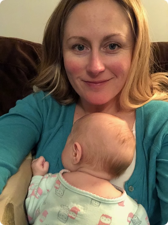baby snuggles