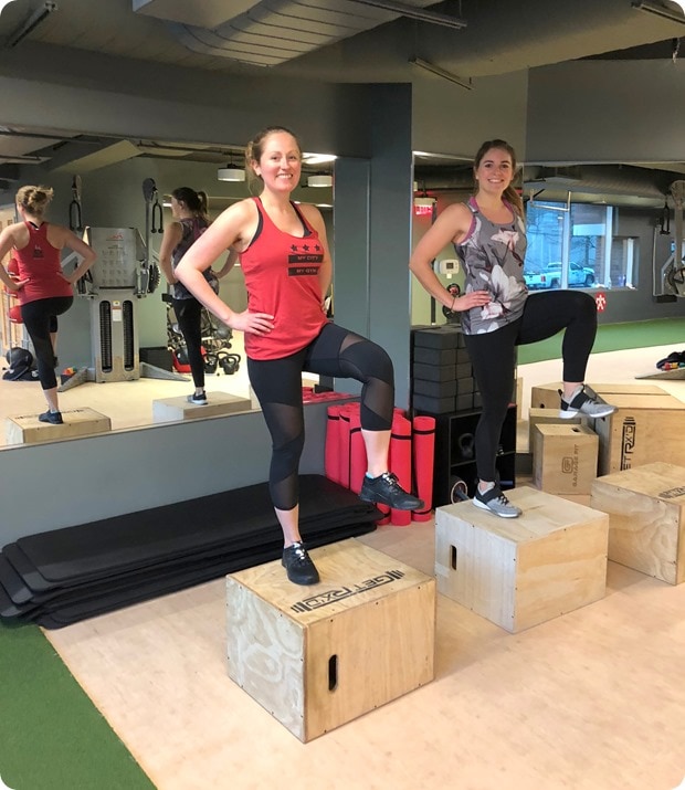 first postpartum hiit class