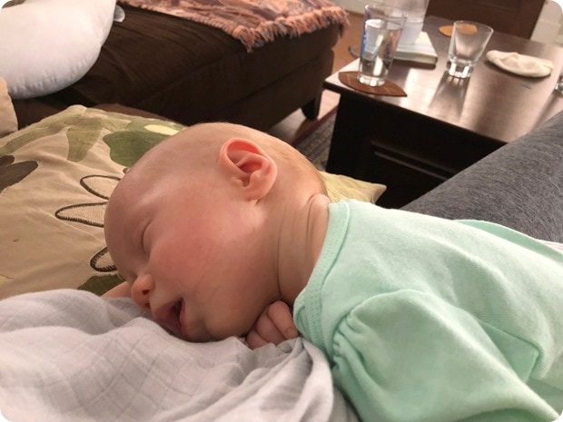 sleepy baby