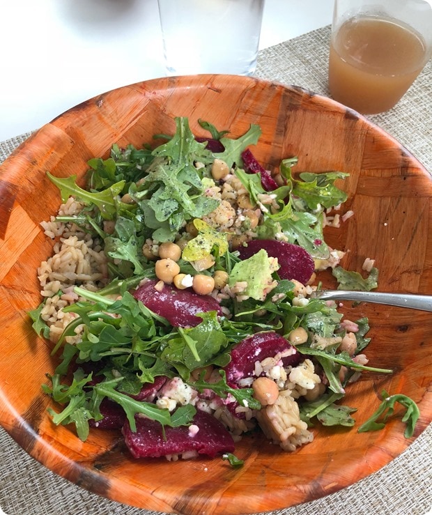 grain salad bowl for lunch