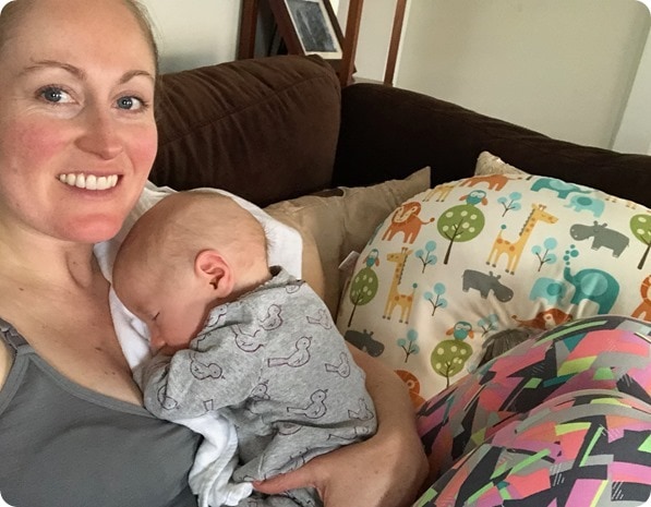 post workout snuggles