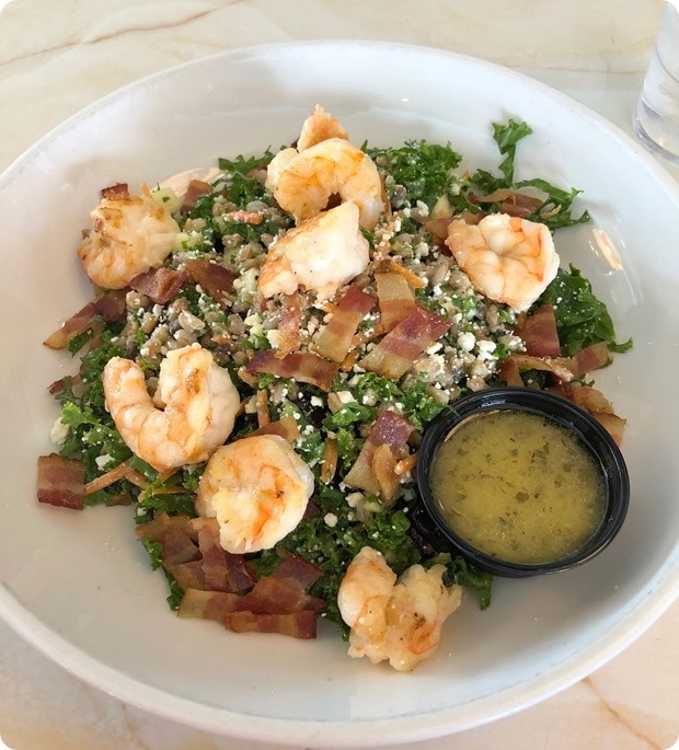 silver diner kale bacon salad