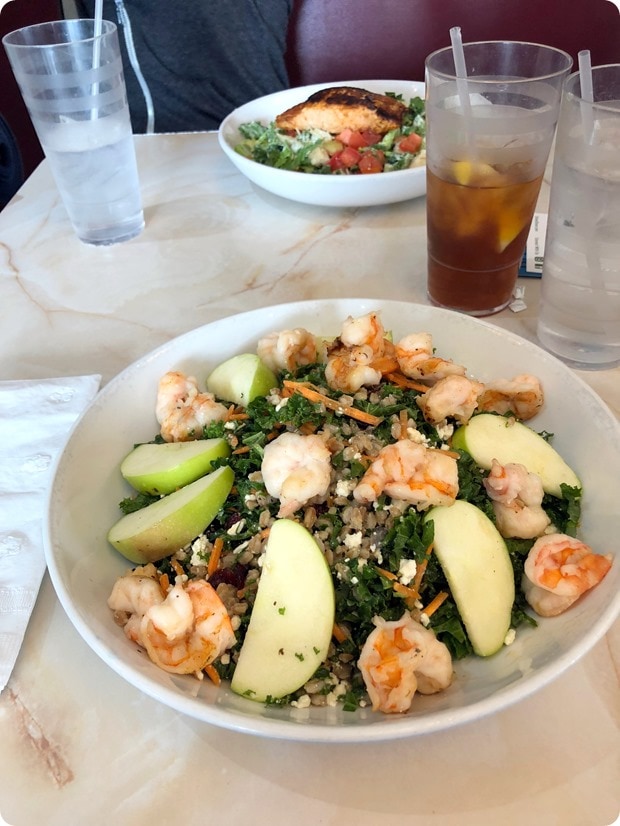 kale farro salad silver diner