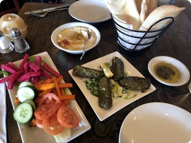 lebanese taverna lunch sampler