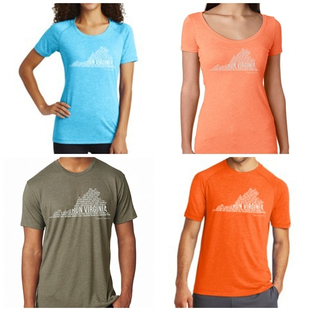 virginia dc running shirt