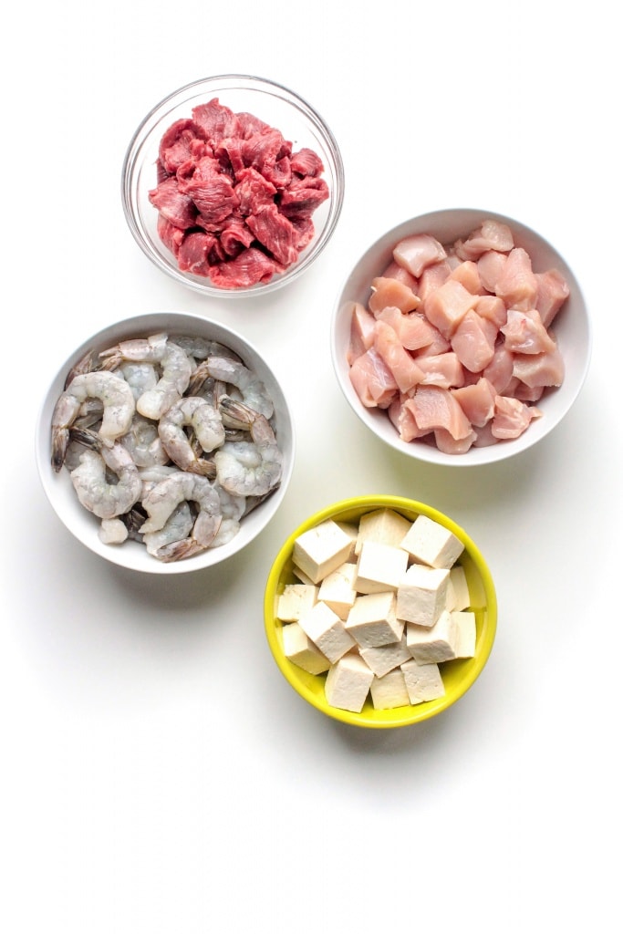 Mix & Match Stir Fry Recipes protein ingredients