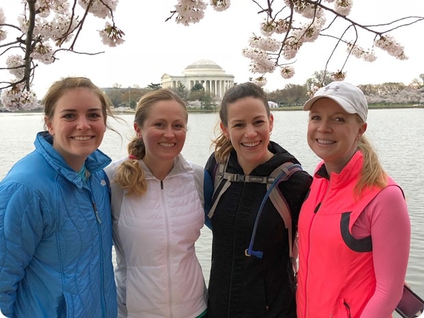 cherry blossom morning run 9