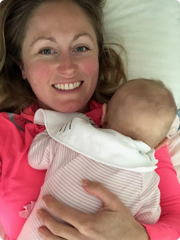 cuddles with baby