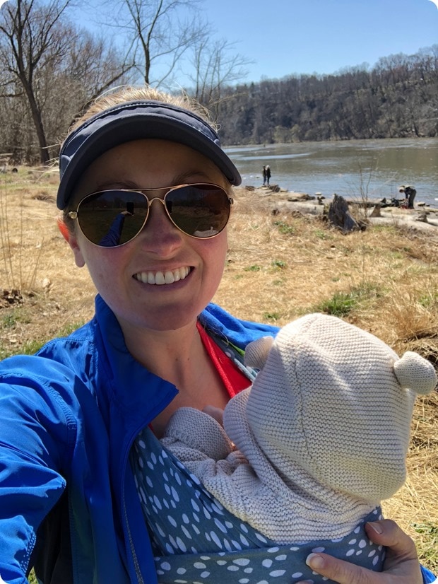 hiking with baby