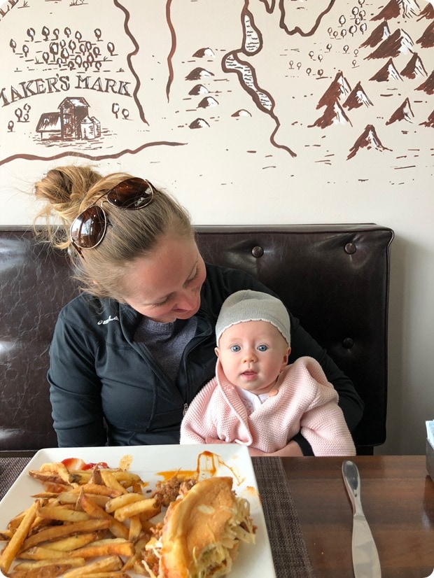 lunch with baby