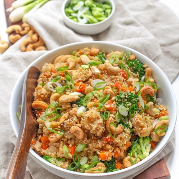 instant pot quinoa fried rice