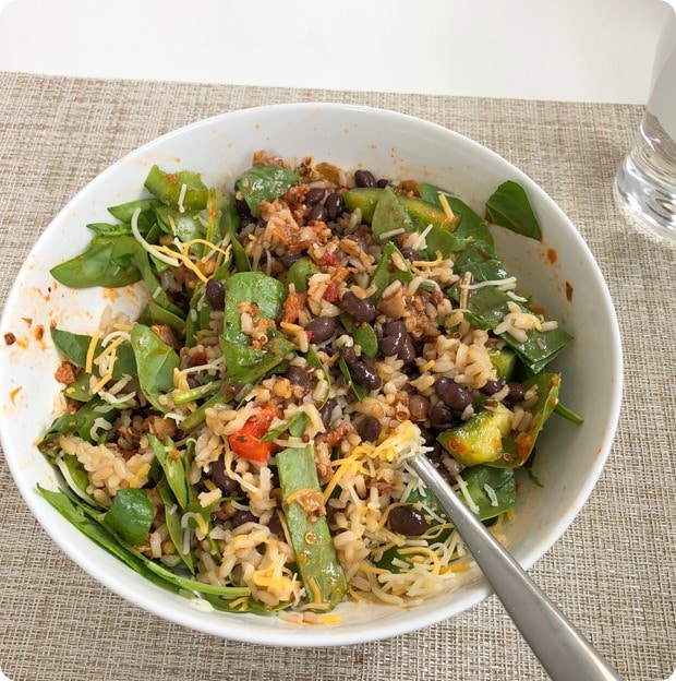 homemade taco salad