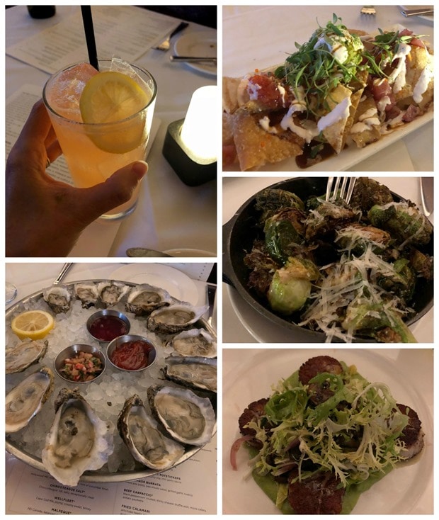 trio grill dinner review falls church