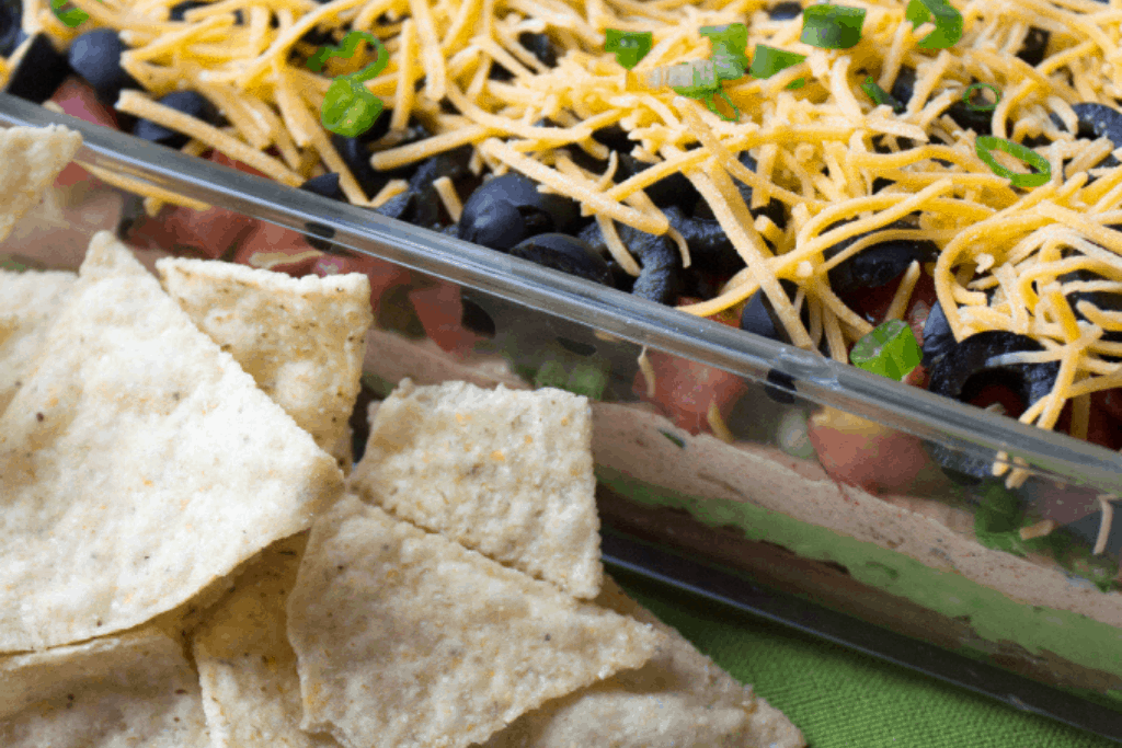 healthy seven layer dip