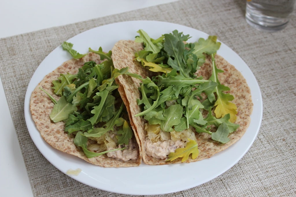 easy tuna wrap