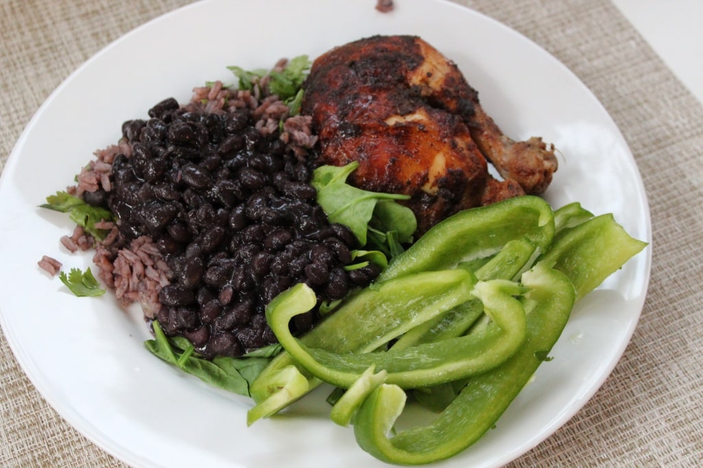 chicken rice beans