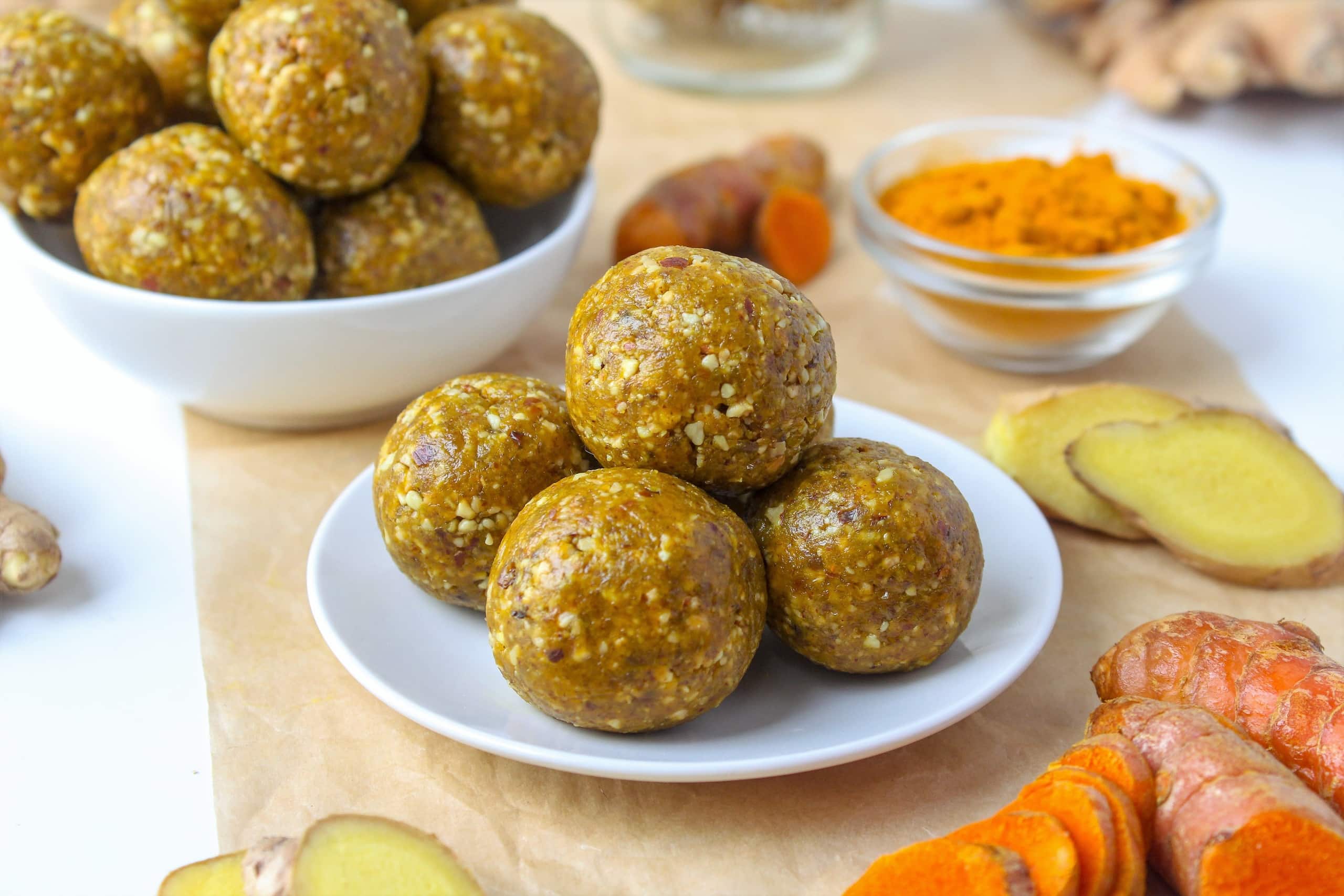 turmeric ginger energy balls