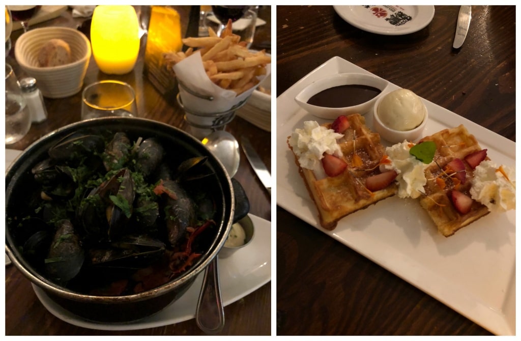 b too DC restaurant dinner