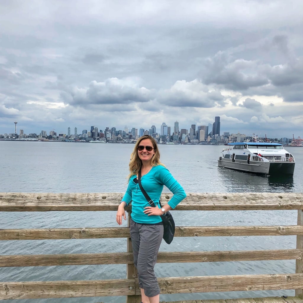 view of the city from west seattle