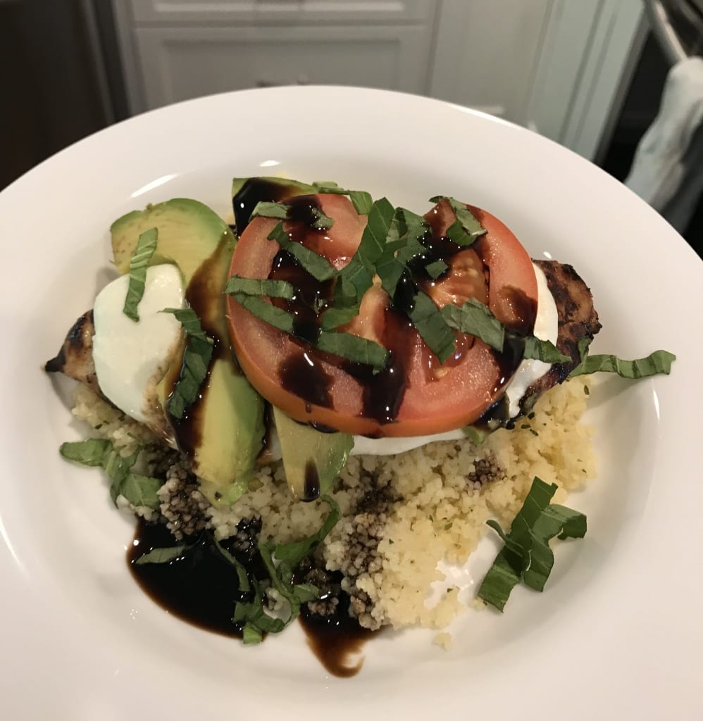 balsamic chicken caprese salad