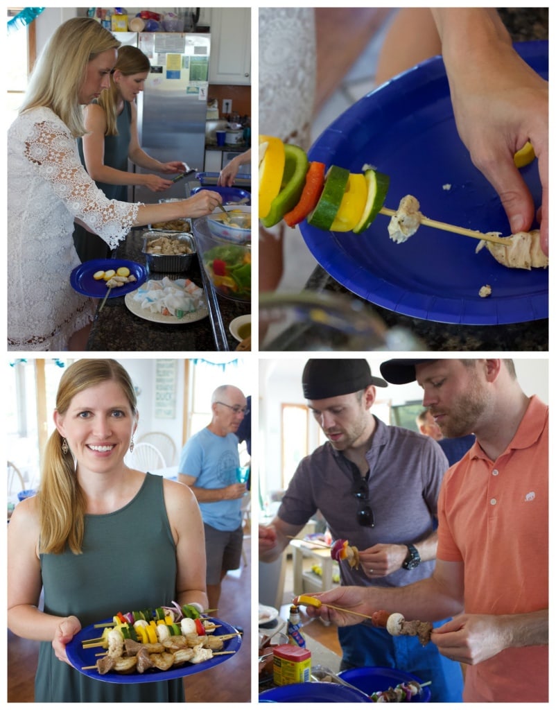 build your own kabobs party