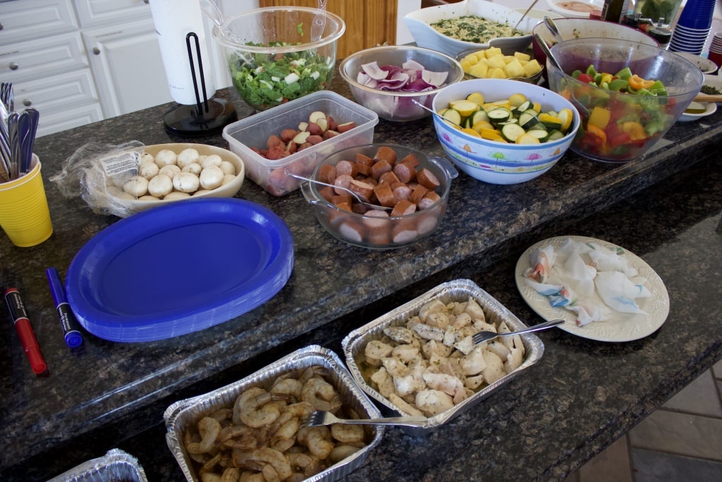 make your own kabob party