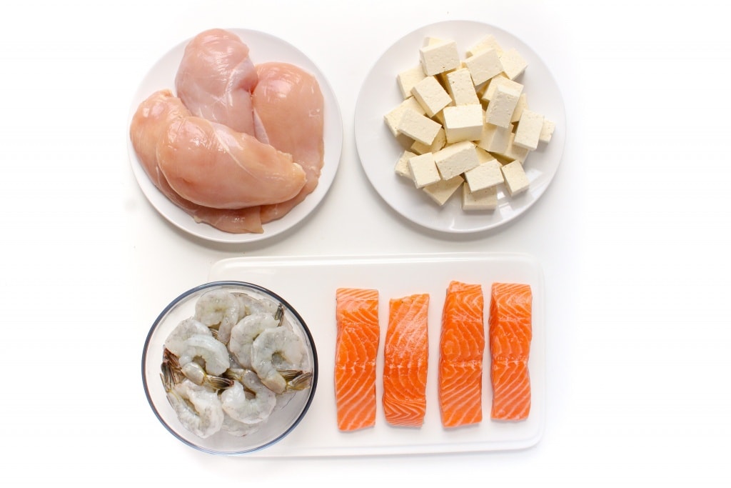 Mix & Match Sheet Pan Dinners protein ingredients