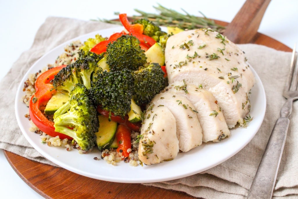 Garlic and Herb Sheet Pan Chicken and Veggies recipe