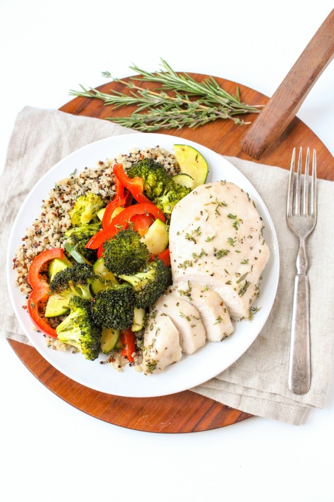Garlic and Herb Sheet Pan Chicken and Veggies recipe
