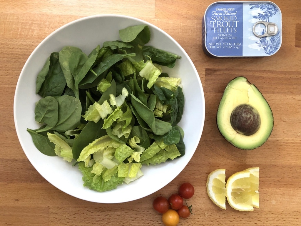 smoked trout salad ingredients