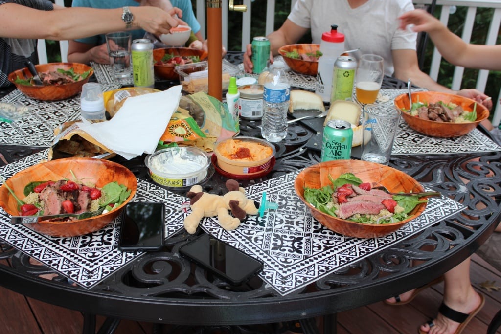 grill night with friends