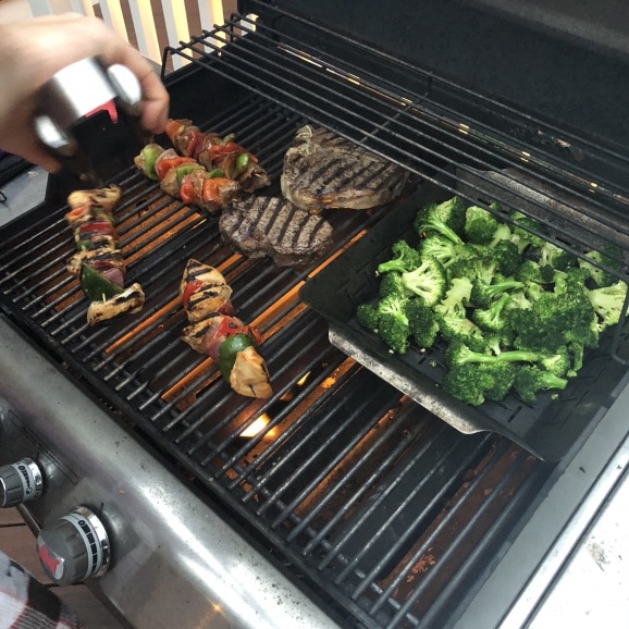 grill night skewers