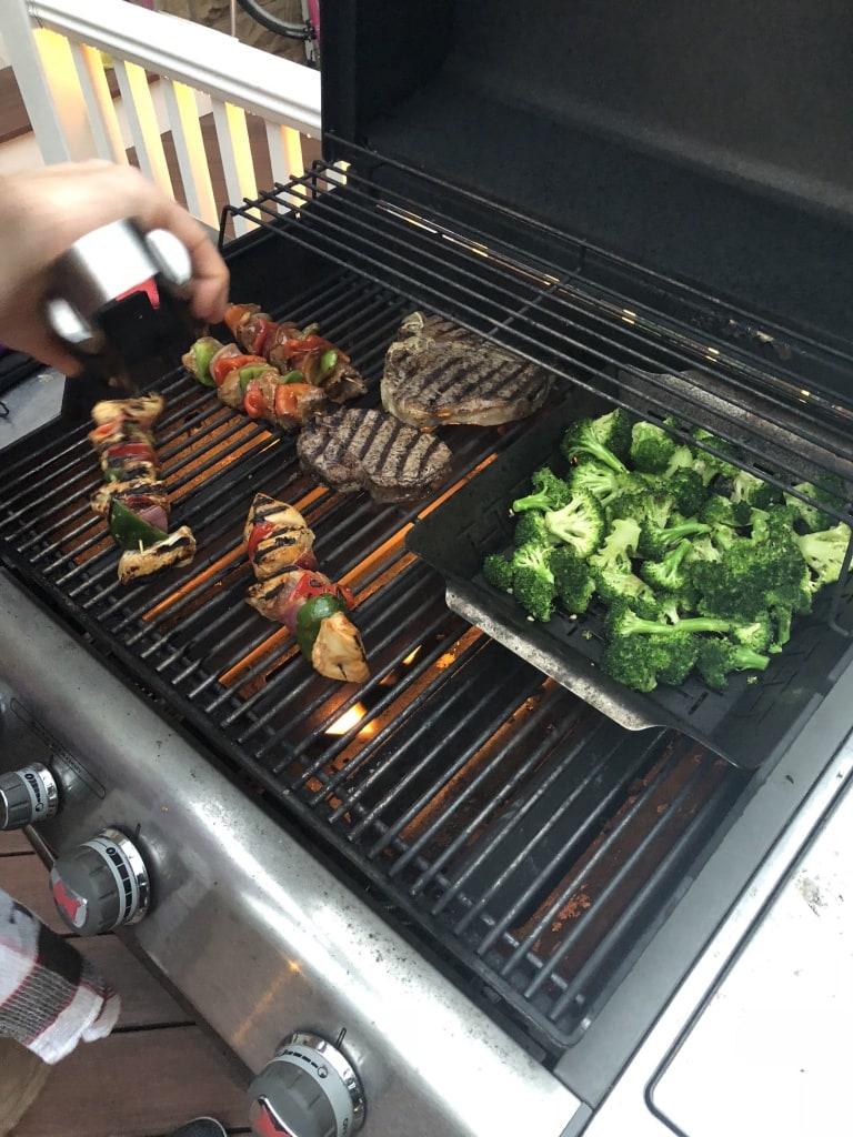 grill night skewers