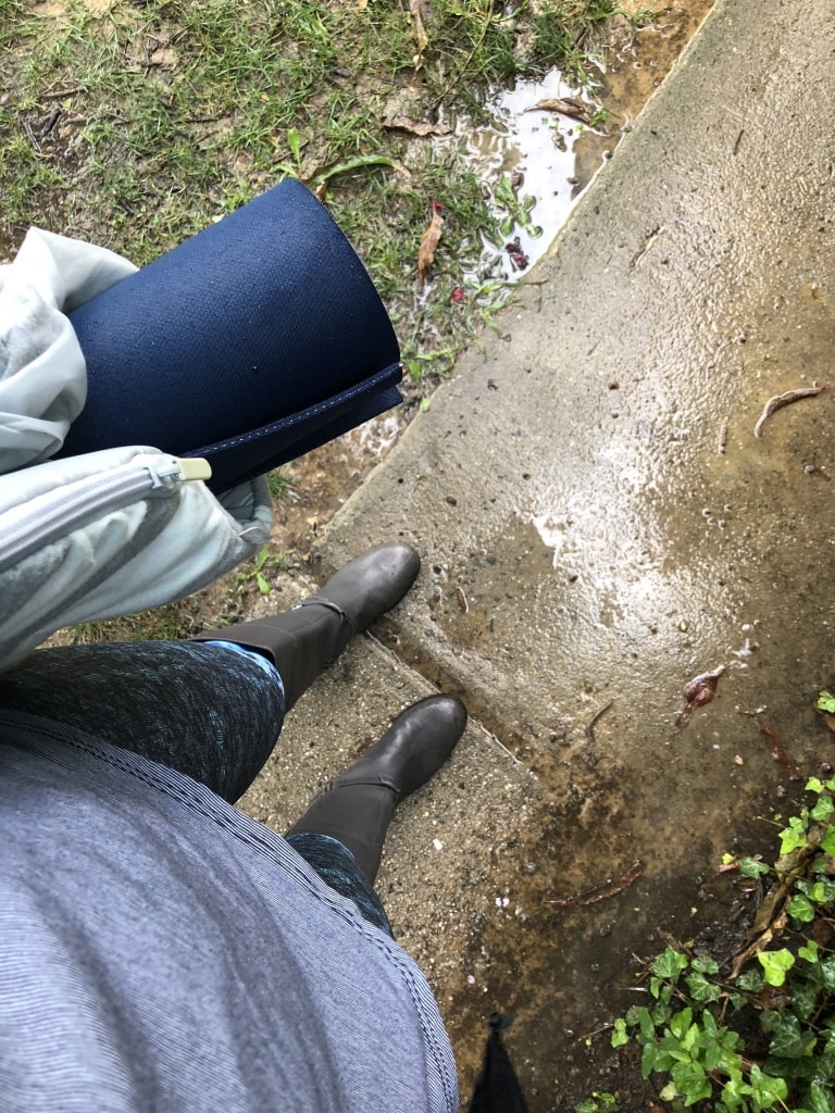 rainy day yoga