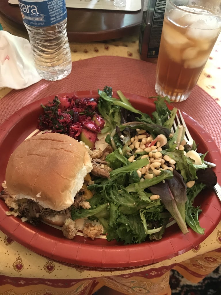 leftover bbq lunch