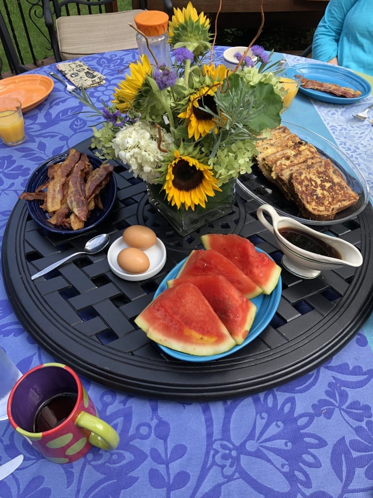 homemade brunch