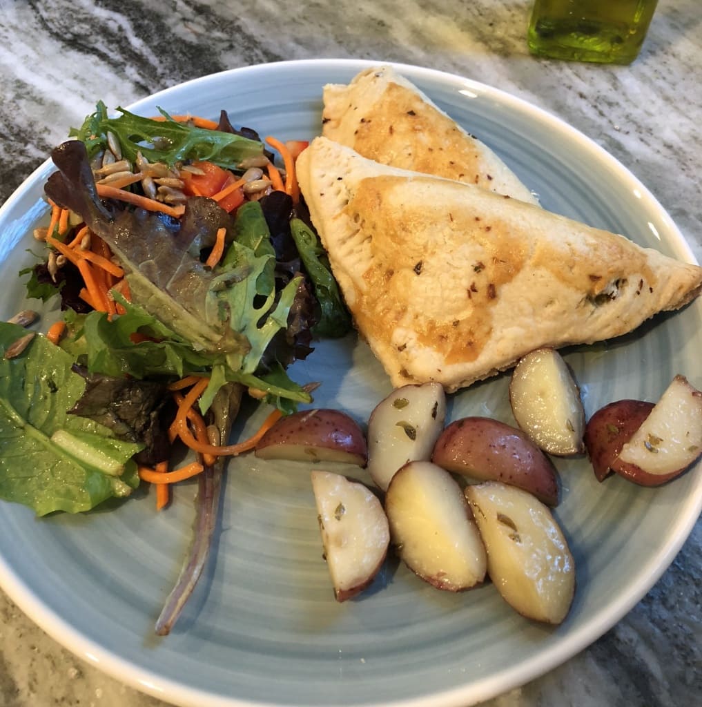 homemade salmon empanadas