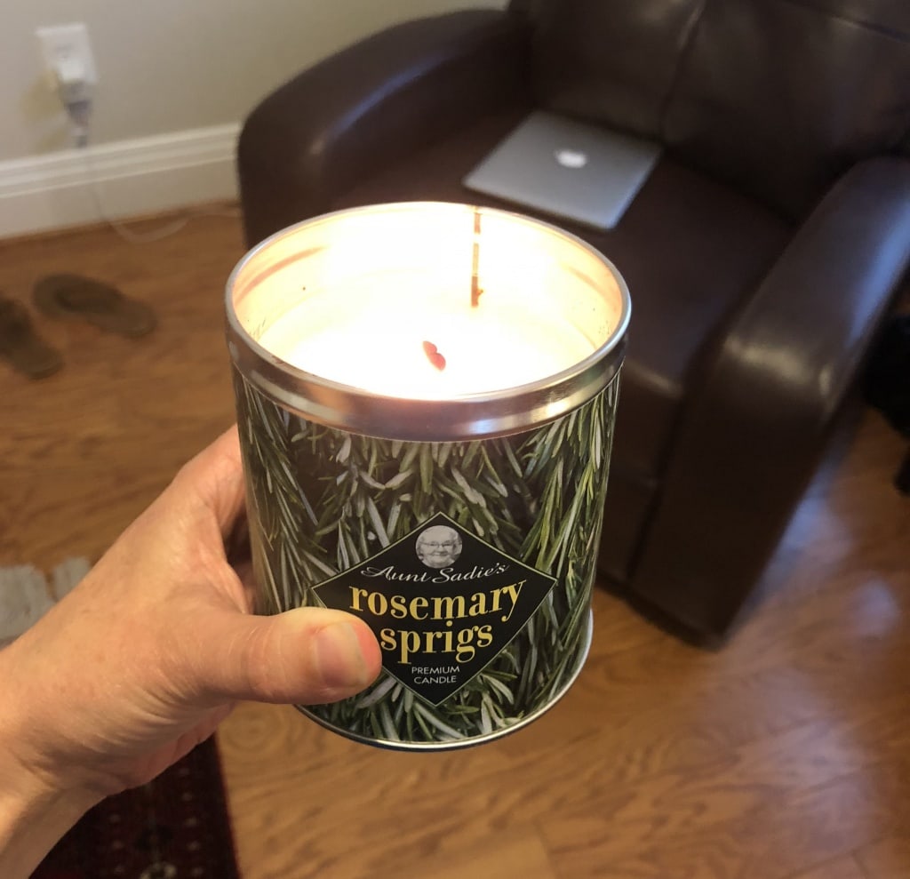 rosemary candle